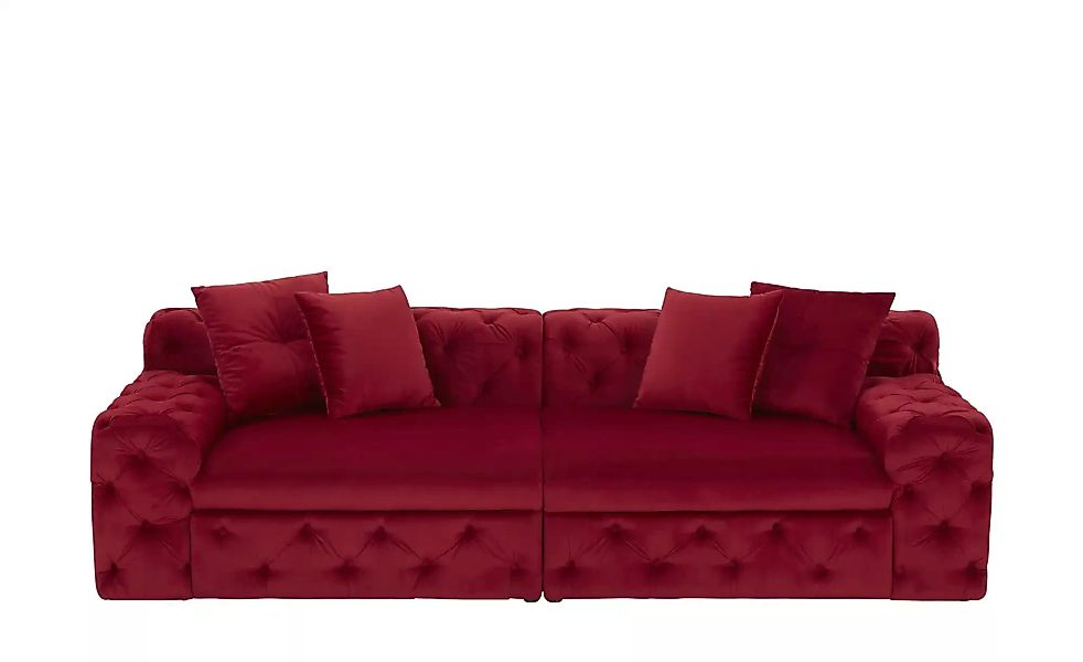Big Sofa   Beja ¦ rot ¦ Maße (cm): B: 270 H: 74 T: 134 Polstermöbel > Sofas günstig online kaufen