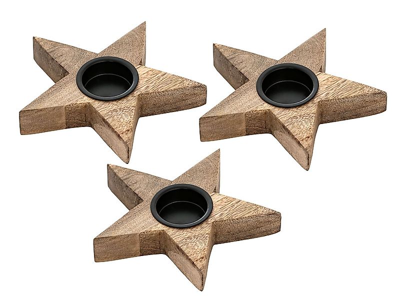 Amagohome Teelichthalter Teelichthalter 3er Set Kerzenständer Teelichter 15 günstig online kaufen