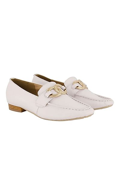 Ulla Popken Leder-Loafer Ringschnalle Weite H günstig online kaufen