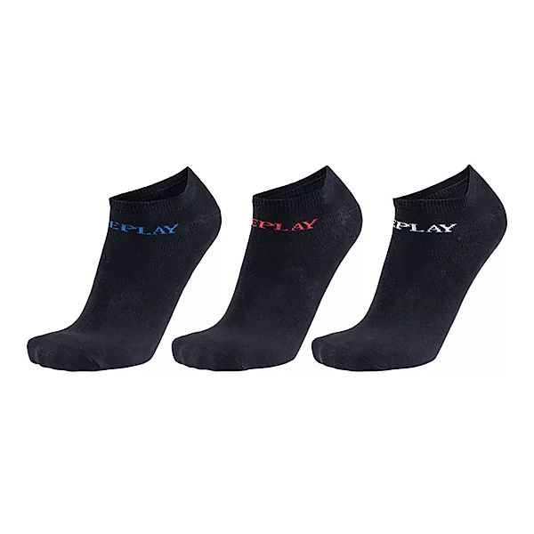 Replay In Liner Socken 3 Paare EU 35-38 Black / Logo Ass Colours günstig online kaufen