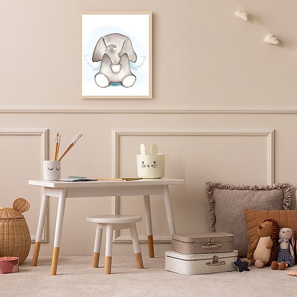 Lüttenhütt Bild mit Rahmen »oder Poster, Elefant mit Flügeln«, Fantasy-Elef günstig online kaufen