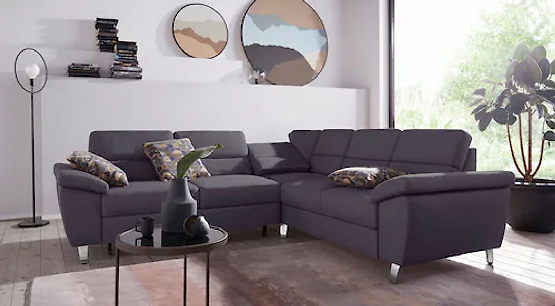 sit&more Ecksofa »Sorano L-Form« wahlweise mit Bett- und Relaxfunktion, ink günstig online kaufen