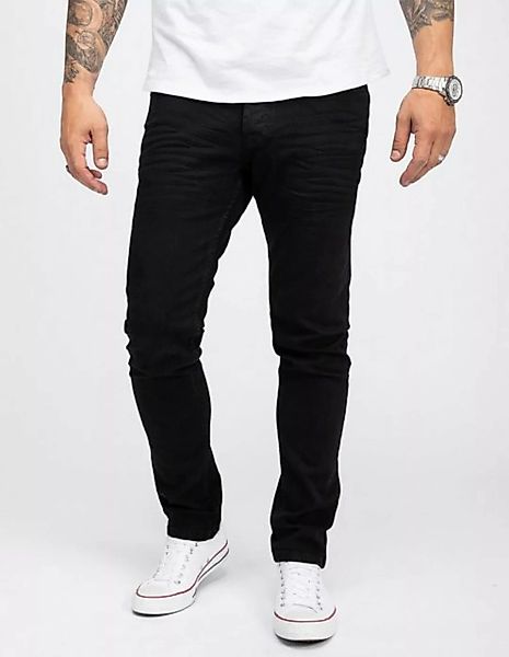 Rock Creek Slim-fit-Jeans Herren Jeans Slim Fit Schwarz RC-2146 günstig online kaufen