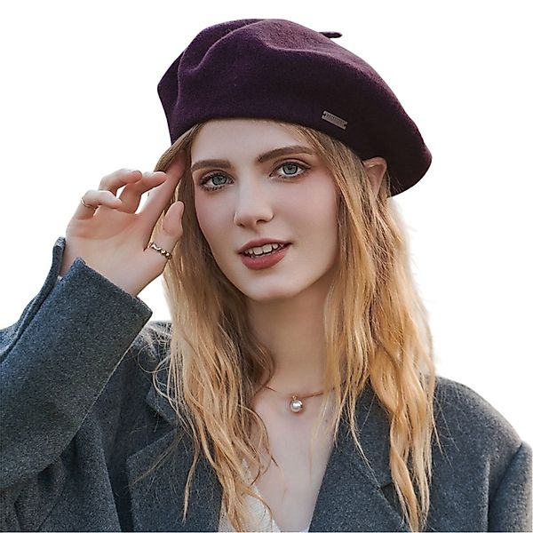 Refttenw Baskenmütze Damen Französische Barett, Klassische günstig online kaufen