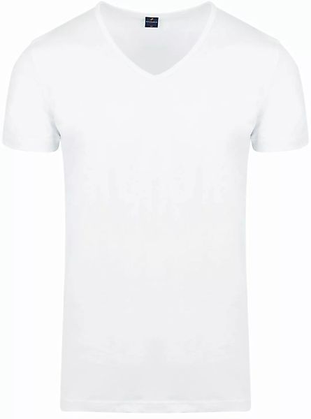 Suitable Vita T-Shirt V-Ausschnitt Weiß 2-Pack - Größe 3XL günstig online kaufen