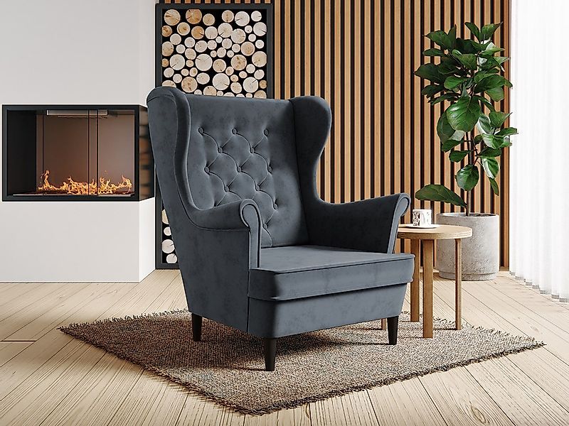 Beautysofa Sessel Falco III (stilvoll Polstersessel günstig online kaufen