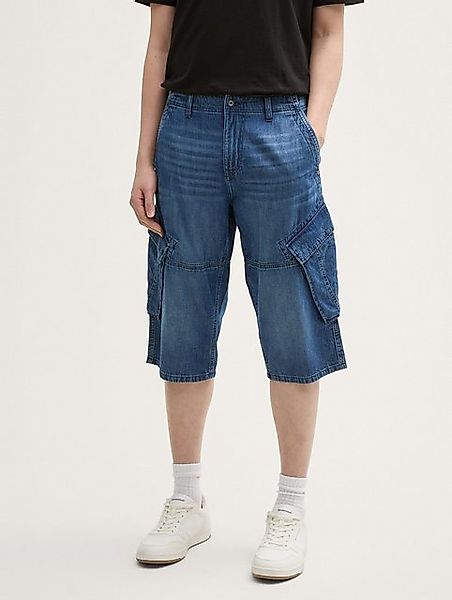 TOM TAILOR Relax-fit-Jeans TTMORRIS Relaxed Overknee Jeans Shorts günstig online kaufen