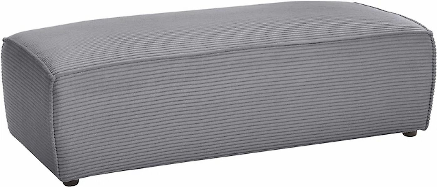 Home affaire Hocker »NEU: SHERWOOD XXL, Polsterhocker, Cord, Webstoff«, rec günstig online kaufen