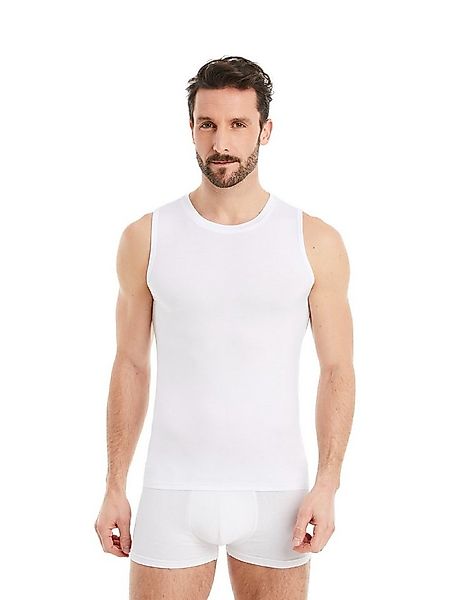 FINN Design Achselhemd Business Unterhemd Herren Ärmellos mit Rundhals-Auss günstig online kaufen