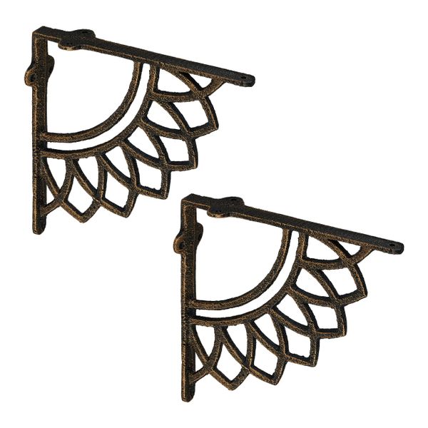 relaxdays Wandregalhalter Regalträger 2er Set Mandala-Design, günstig online kaufen