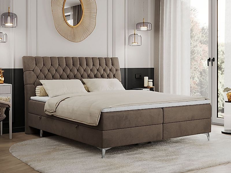 MKS MÖBEL Boxspringbett MILEN (Set, Packung, Topper T25, zwei Bettkästen, T günstig online kaufen