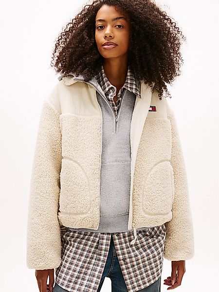 Tommy Jeans Plüschjacke TJW TEDDY FABRIC MIX JACKET günstig online kaufen