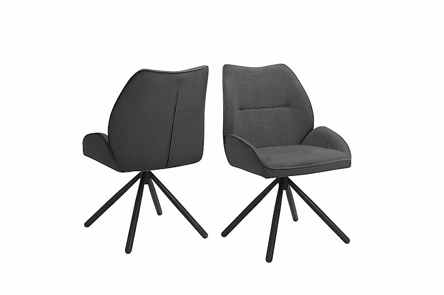 Home affaire Esszimmerstuhl "Granilu" (Set) gepolstert, Bezug Vorderseite W günstig online kaufen