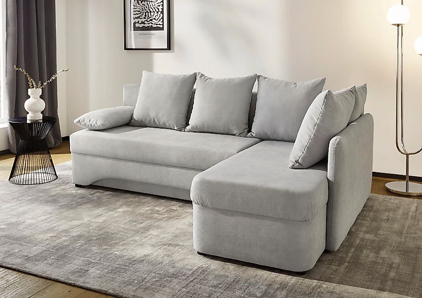 Jockenhöfer Gruppe Ecksofa "Nivaris, L-Form, inklusive Gästebettfunktion", günstig online kaufen