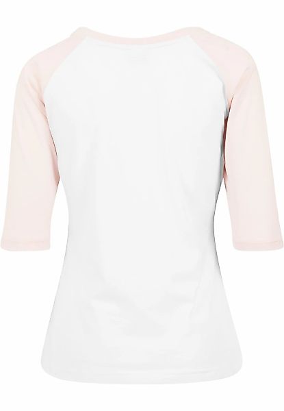 URBAN CLASSICS Kurzarmshirt "Urban Classics Damen Ladies 3/4 Contrast Ragla günstig online kaufen