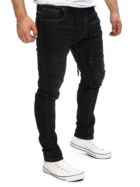 Yazubi Slim-fit-Jeans Herren Sweathose in Jeansoptik günstig online kaufen