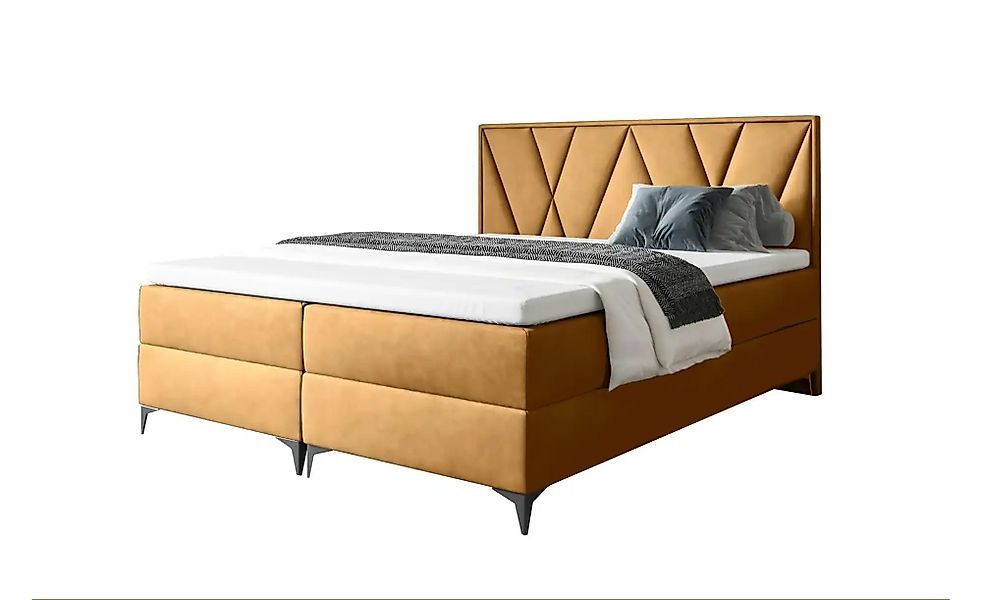 Boxbett mit Bettkasten Vella ¦ gelb ¦ Maße (cm): B: 160 H: 110 Betten > Kom günstig online kaufen