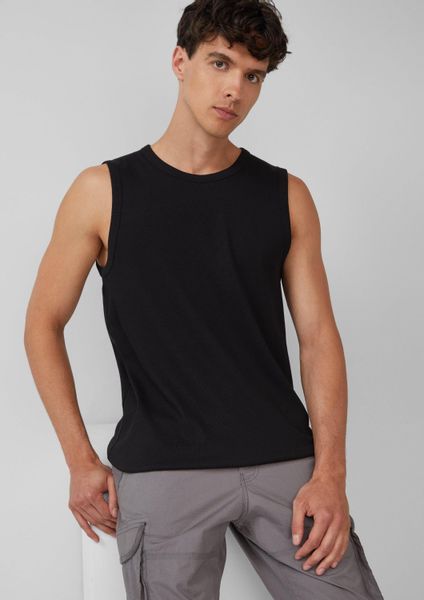 s.Oliver Muskelshirt T-Shirt Jersey-Tanktop mit Rippstruktur günstig online kaufen