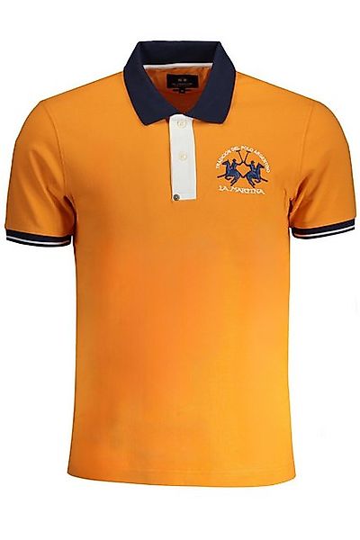 La Martina Poloshirt Elegantes Slim Fit Polo für Herren in Orange mit günstig online kaufen