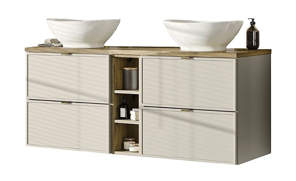 Waschtischkombination  Behler See ¦ beige ¦ Maße (cm): B: 140,6 H: 73,2 T: günstig online kaufen