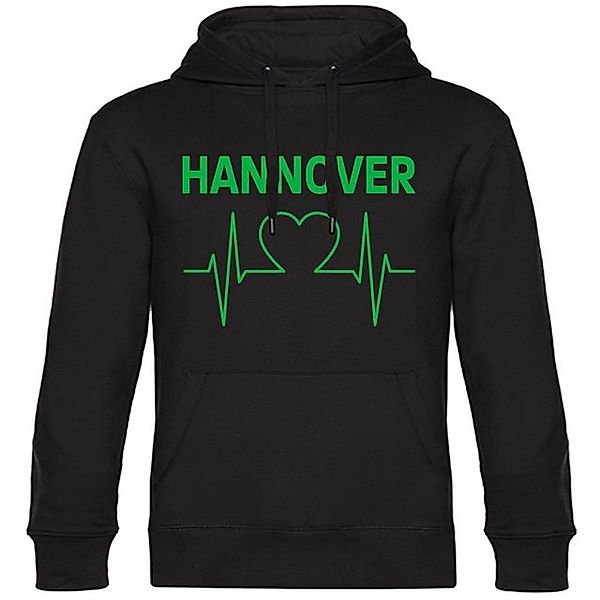 multifanshop Kapuzensweatshirt Hannover - Herzschlag - Hoodie günstig online kaufen