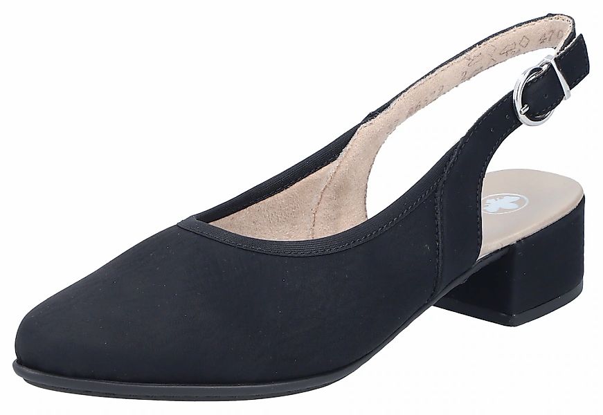 Rieker Slingsandale Sommerschuh, Festtagsschuh, Blockabsatz, mit Riemchen günstig online kaufen