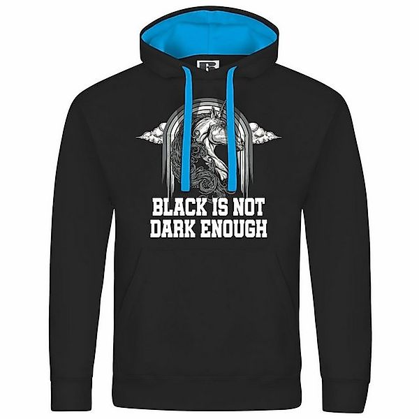 deinshirt Kapuzenpullover Herren Kapuzenpullover Black is not dark enough M günstig online kaufen