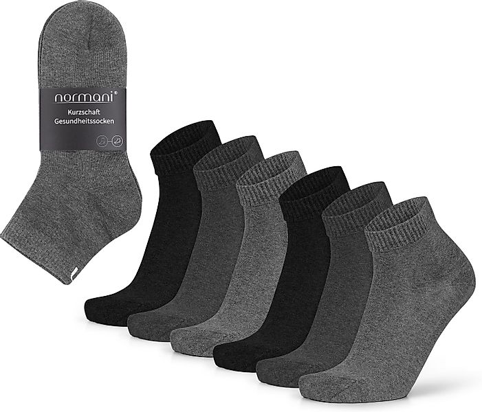 normani Sneakersocken (6 Paar) Kurzschaft Gesundheitssocken günstig online kaufen