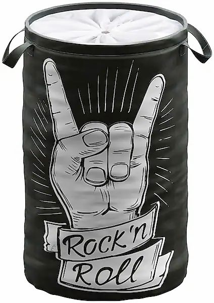 Sanilo Wäschekorb »Rock ’n’ Roll«, 60 Liter, faltbar, mit Sichtschutz günstig online kaufen