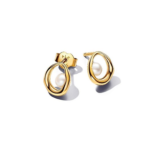 Pandora Paar Ohrstecker 263295C01, Perle vergoldet günstig online kaufen