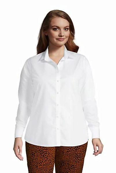 Supima Bügelfrei-Bluse, klassisch, in großen Größen, Damen, Größe: 54 Plusg günstig online kaufen