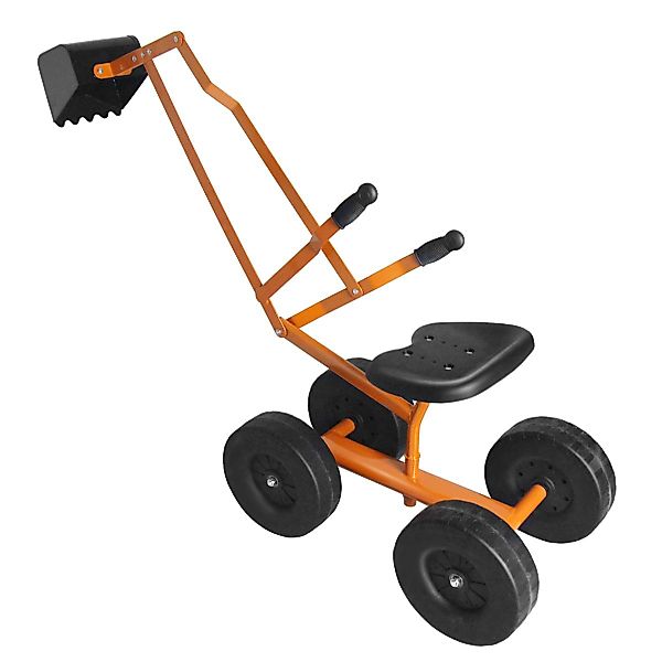COSTWAY Spielzeug-Aufsitzbagger Sandkastenbagger, aus Metall, 360° günstig online kaufen