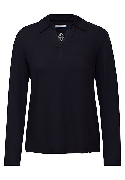 Cecil Langarm-Poloshirt günstig online kaufen