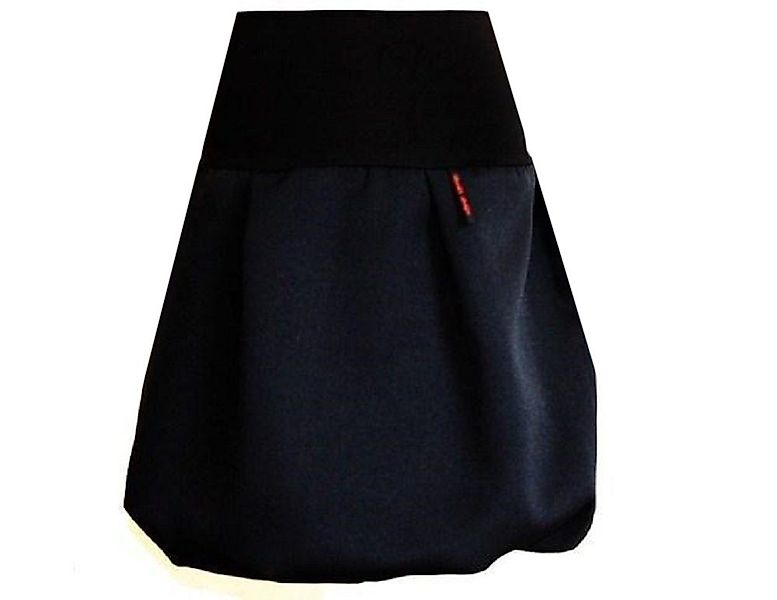 dunkle design Ballonrock 51cm Grau Schwarz günstig online kaufen