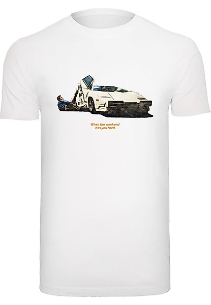 MisterTee T-Shirt MisterTee Herren Weekend Wolf günstig online kaufen