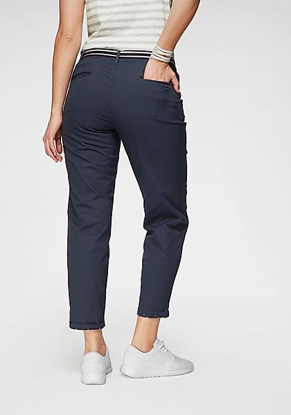 KangaROOS Chinohose inkl. Gürtel und Sterne Print am Saum günstig online kaufen