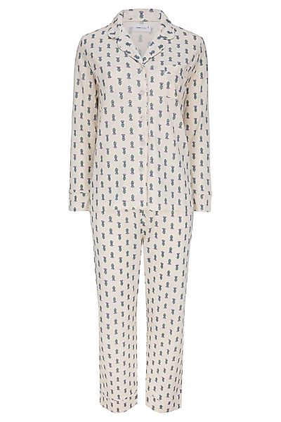 SNOOZE OFF Pyjama Schlafanzug in cremefarben günstig online kaufen