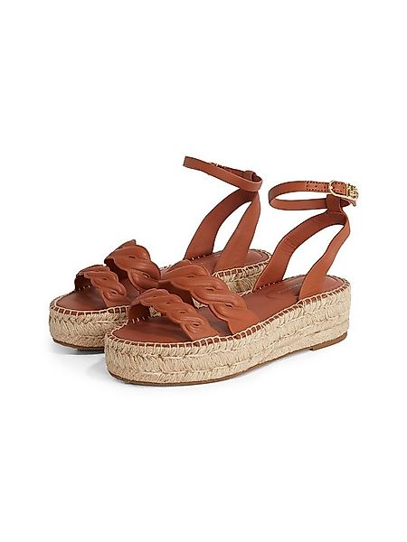 Tommy Hilfiger LEATHER ROPE REAL ESPAD SANDAL Keilsandalette, Plateau, Somm günstig online kaufen