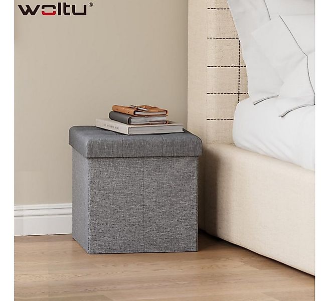 Woltu Sitzhocker (1 St), Deckel abnehmbar, Gepolstert, faltbar Truhen günstig online kaufen