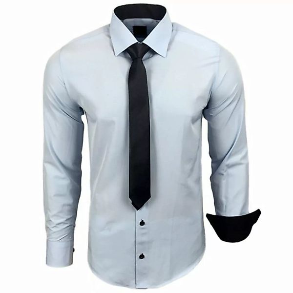Baxboy Langarmhemd Baxboy Langarmhemd Hemd mit Krawatte im Set (2-tlg) günstig online kaufen