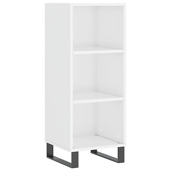 vidaXL Sideboard Sideboard Hochglanz-Weiß 34,5x32,5x90 cm günstig online kaufen