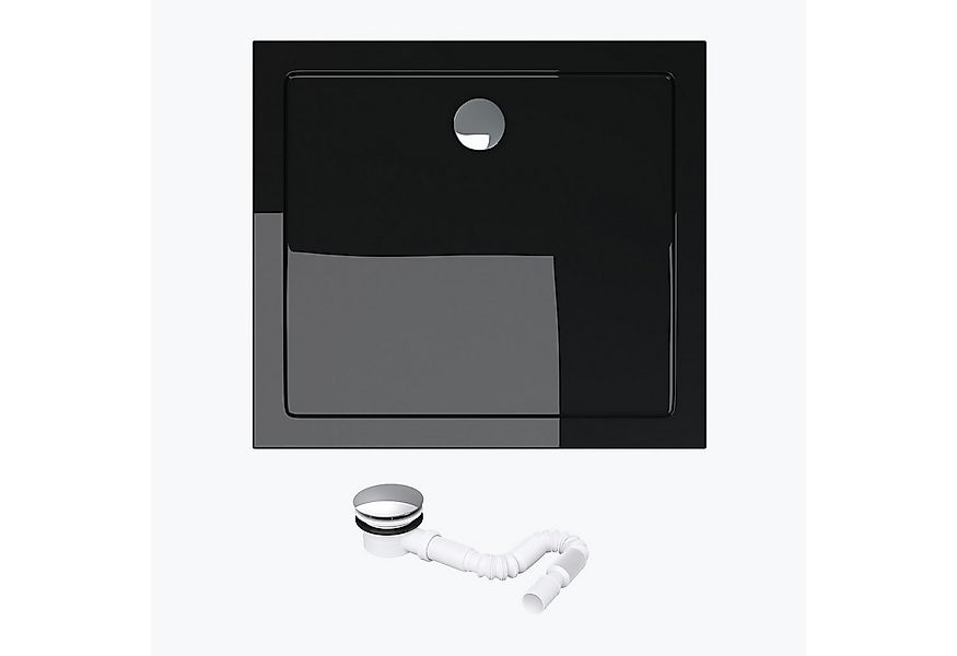 doporro Duschwanne Duschtasse flach inkl. Ablaufgarnitur aus Acryl DIN-Ansc günstig online kaufen