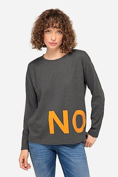 Laurasøn T-Shirt T-Shirt NOW Statement-Print Rundhals günstig online kaufen