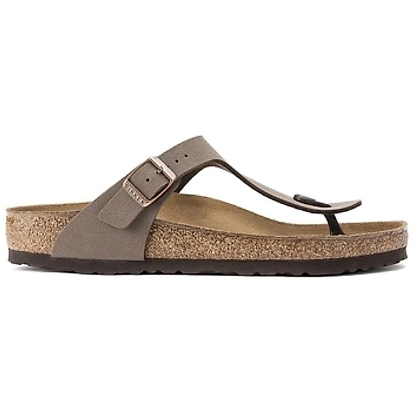 BIRKENSTOCK  Sandalen Gizeh Nobuck Birko-Flor Regular - Mocca günstig online kaufen