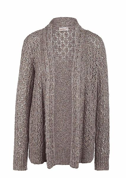 GOLDNER Strickjacke "Trageangenehme offene Strickjacke" Feine Ajourstruktur günstig online kaufen