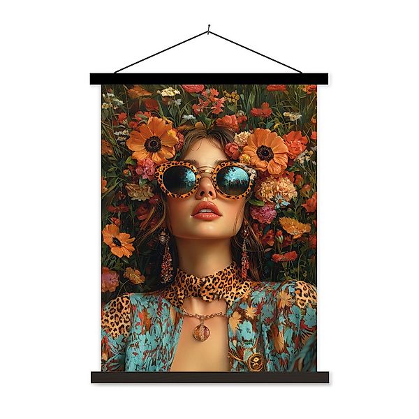 MuchoWow Poster Frauen - Blumen - günstig online kaufen