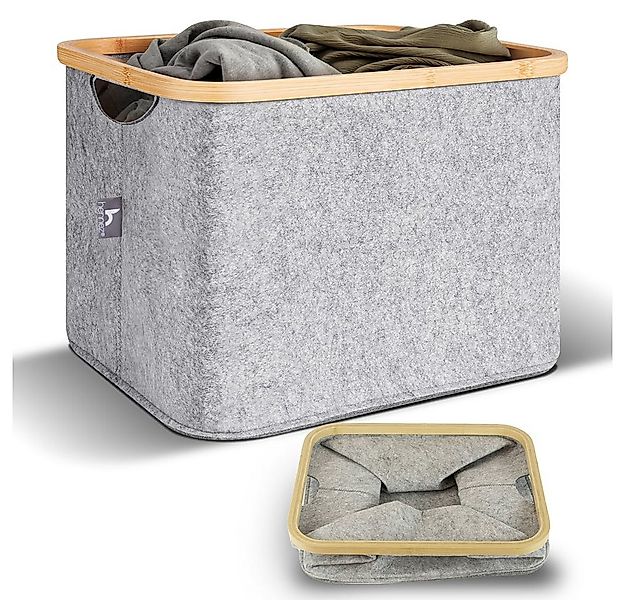 HENNEZ Aufbewahrungskorb 40l kompatibler Korb aus Filz für IKEA KALLAX Rega günstig online kaufen