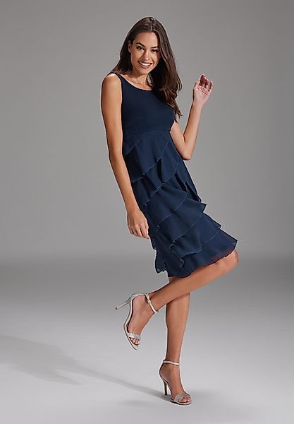 SWING Cocktailkleid Taillierter Schnitt mit ausgestelltem günstig online kaufen