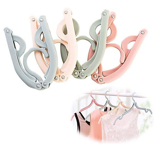 zggzerg Kleiderbügel 12 Stück Reise Kleiderbügel, Tragbare Faltbare Kleider günstig online kaufen