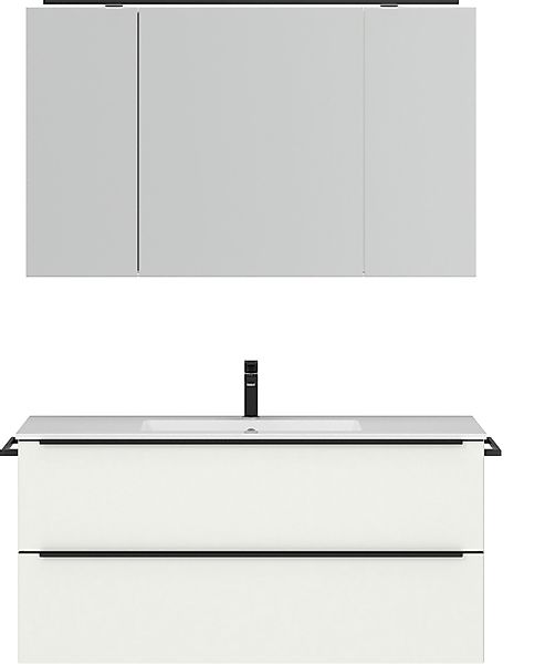 nobilia Badmöbel-Set "Levere" vormontiert, mit Soft-Close, 2 Stk. tlg. günstig online kaufen